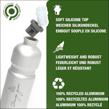 Алюмінієва спортивна пляшка для води SIGG Move MyPlanet 0,75 л, ультралегка, BPA-free, сертифікат KlimaPartner, вироблено у Швейцарії