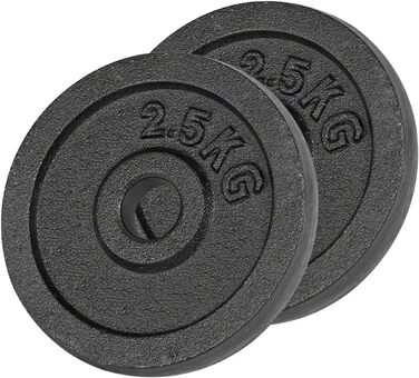 Диск для штанги Sport-Tec 2,5 кг, чавунний, отвір 3 см