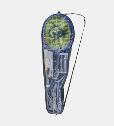 Бадмінтон Dunlop Nitro-Star SSX 1.0, комплект на 4 гравці з сіткою, багатобарвний (Ocean Tides)
