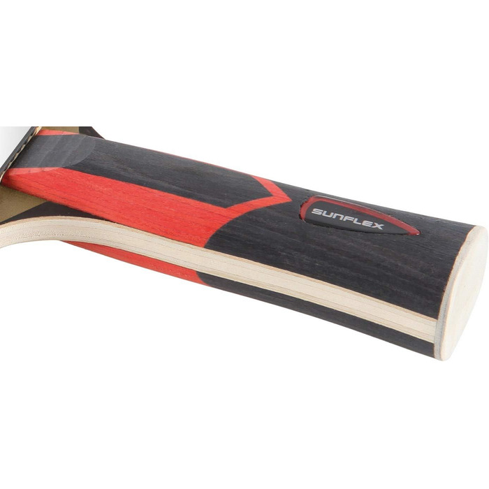 Професійна ракетка для настільного тенісу Sunflex Ultimate C55, ITTF сертифікат, багатошаровий гумовий покриття, ергономічна ручка, для різноманітної гри