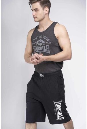 Чоловічі спортивні шорти Lonsdale Logo Jam, чорні