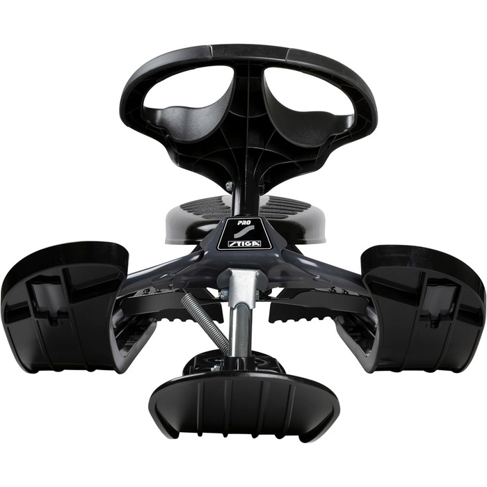Дитячі санки STIGA Snowracer Curve з кермом, для дітей від 7 років, сірі, гоночні