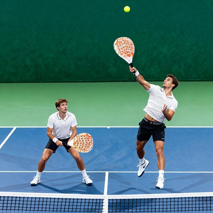 Набір для пляжного тенісу Padelschläger 2 шт. ABS/EVA, з м'ячами та сумкою для носіння - для дорослих, пляж, подвір'я, басейн