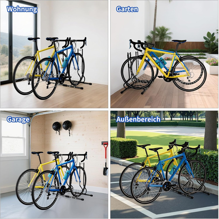 Підставка для велосипедів TLGREEN 2 шт. - стійка для паркування, ремонтна, для MTB, шосе, 20-27 дюймів, ширина шини до 70 мм