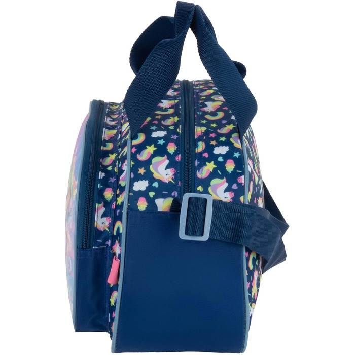 Спортивна сумка Goldkids для дітей (дівчаток та хлопчиків) з мотивом футболу та єдинорога - сумка для плавання з посиленим дном, 40 x 22 x 20 см