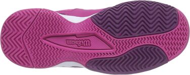 Тенісні кросівки Wilson RUSH PRO Unisex для дітей, 39 EU, кольори Fiesta Pink, Wilson Dark Plumberry, Clementin