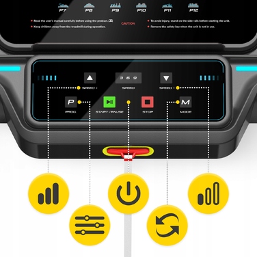 Електрична бігова доріжка 4FIZJO MY-SPEED до 90 кг