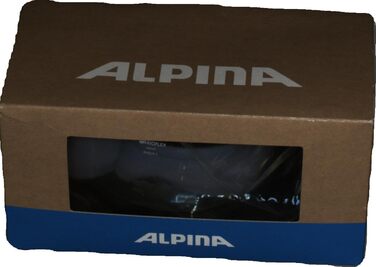 ALPINA PHEOS S V - самозатемнювальна, протиударна та протизапотівна лижна маска для дорослих, 100% UV-захист, чорна матова, універсальний розмір