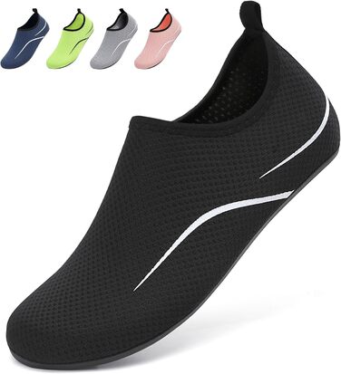 Чоботи для плавання унісекс: легкі, швидковисихаючі, для пляжу, басейну, серфінгу, йоги. Розмір 43 EU, чорний колір