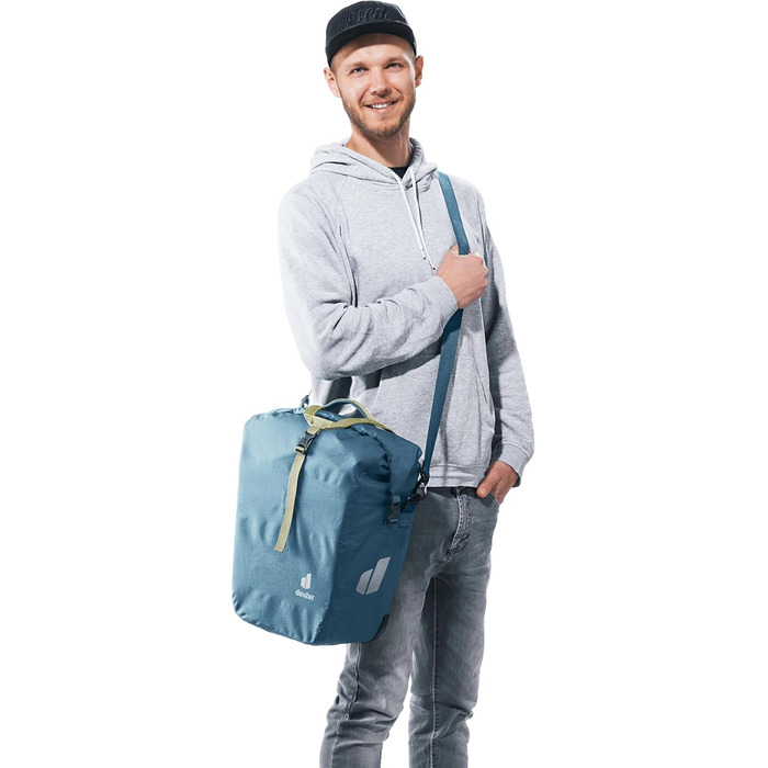 Велосипедна водонепроникна сумка Deuter Weybridge 25+5 л на багажник, Atlantic