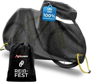 Водонепроникний чохол для велосипеда Xcelenze з відбивачами, міцний та з UV-захистом (XXL, для 2 велосипедів)