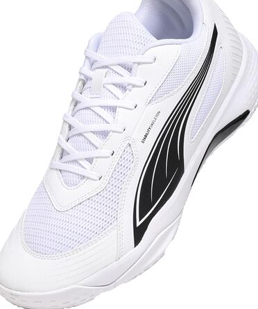 Спортивне взуття PUMA Solarflash III для залу (36 EU, білий/чорний)