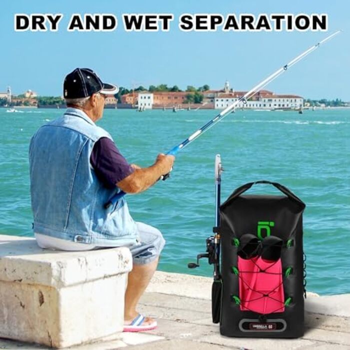 Водонепроникний рюкзак IDRYBAG для жінок та чоловіків, 40 л, для каякінгу та водних видів спорту
