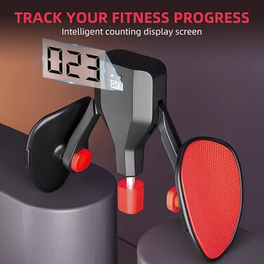 Тренажер для стегон Wooa Thigh Master 35 кг з регульованим опором, лічильником, для вправ для стегон та внутрішньої поверхні стегна, для тренування тазового дна та стегон, для домашніх тренувань