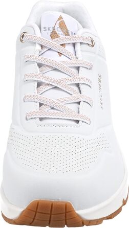 Кросівки жіночі Skechers UNO Shimmer Away White/Rose Gold 40 EU з Durabuck та Duraleather