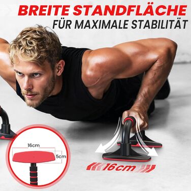 Віджимальні ручки для ефективних тренувань верхньої частини тіла - Віджимні бруски з неслизьким грифом та стабільною конструкцією - Збереження суглобів кистей рук - Тренувальний прилад для чоловіків та жінок - Фітнес вдома Чорний 1