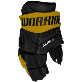 Хокейні рукавички Warrior Alpha LX2 MAX Junior чорні/золоті, 11 дюймів