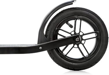 Скутер Raven Roller Cityroller Kickroller Snug AIR з повітряними колесами, дзвіночком та тримачем для пляшки (200 мм, Snug Black)