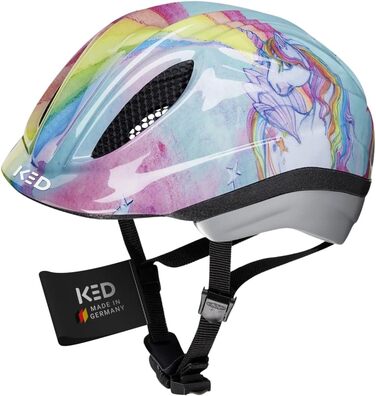 Дитячий велосипедний шолом KED Meggy II Originals 49-53 см, єдиноріг