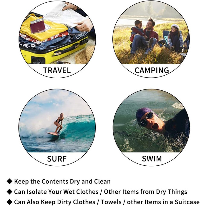 Водонепроникна сумка Uncle Paul 2L Orange - для каякінгу, риболовлі, кемпінгу та водних видів спорту