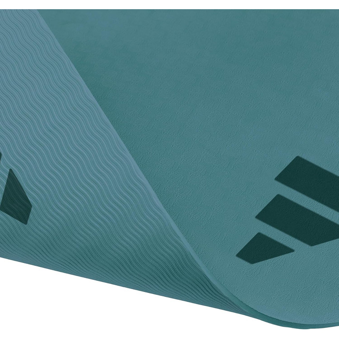 Протиковзкий килимок для йоги та пілатеса adidas Premium Yoga Mat 5 мм, Raw Green (без ПВХ)