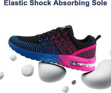 Жіночі кросівки для бігу Hitmars: зручні, дихаючі, з підошвою, що не ковзає. Розміри EU 36-42 (чорний, фіолетовий, блакитний)