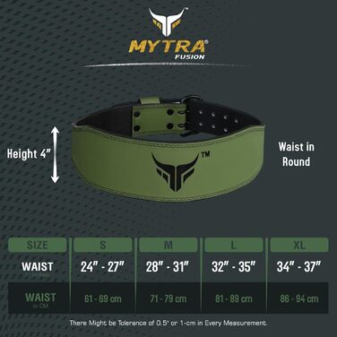 Пояс для тренувань Mytra Fusion 4 дюйми, для пауерліфтингу та бодібілдингу, жіночий, для підтримки спини