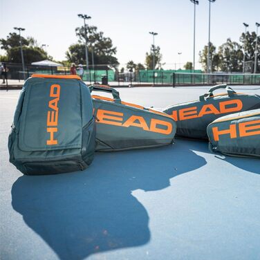 Рюкзак HEAD Pro 28л унісекс для дорослих, бірюзовий/помаранчевий