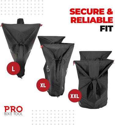 Покриття для велосипеда Outdoor велике – міцний матеріал Ripstop, водонепроникний, захист від УФ-променів для всіх погодних умов. Підходить для гірських, 29er, шосейних, круїзерів та гібридних велосипедів