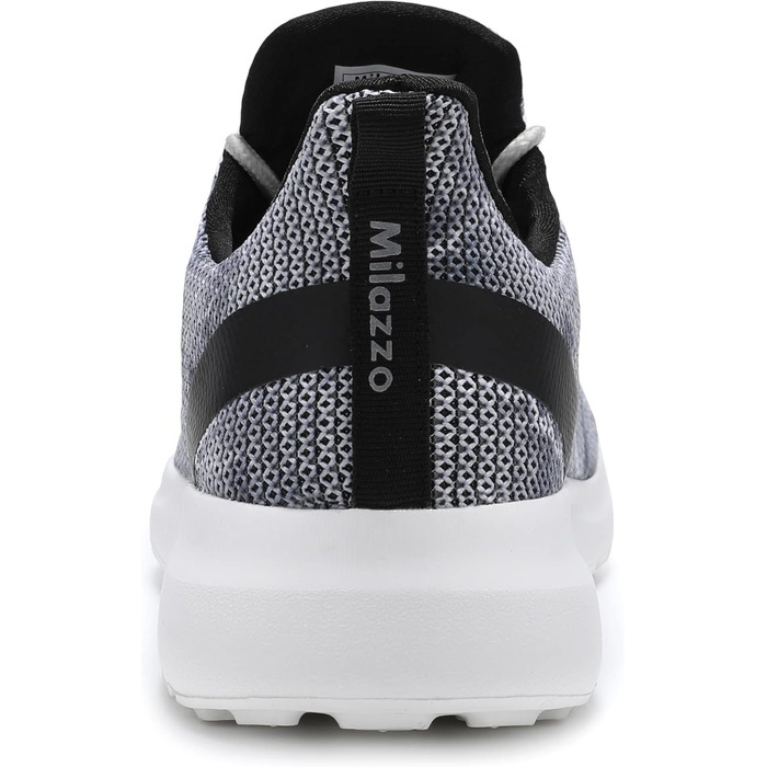 Чоловічі кросівки Milazzo для спорту та бігу – зручні, дихаючі, з антиковзкою підошвою. Ідеальні для повсякденного носіння та тренувань (1230grau, 45 EU)
