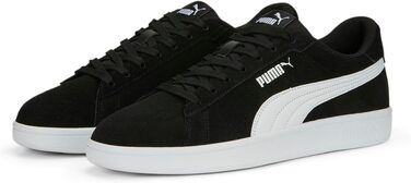 Чоловічі шкіряні кросівки Puma Smash 3.0 L чорні (Puma Black/White), розмір 43 EU