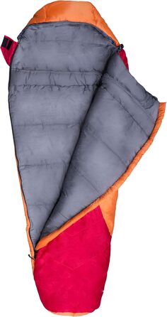 Сплячий мішок Explorer Starlite Junior для дітей, -6°C +11°C, 175x70x45 см, 300GSM, з капюшоном, YKK, ковдраний