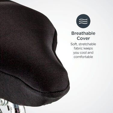 Крісло для велосипеда Schwinn Komfort: сидіння та чохли, різні кольори (чорний/Cruiser-Gel, Gel, чохол для велосипедного сидіння Cruiser)