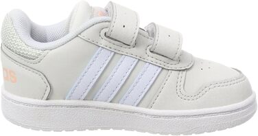 Кросівки баскетбольні adidas Hoops 2.0 CMF C для дітей, сірі та зелені, 27 EU