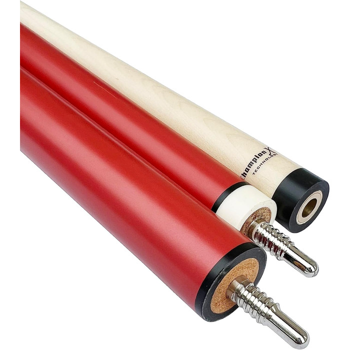 Чемпіон Серберус Ерос - професійний бик для більярду, 3-х частинний, 540-740 г, 22oz, TF-1 Red