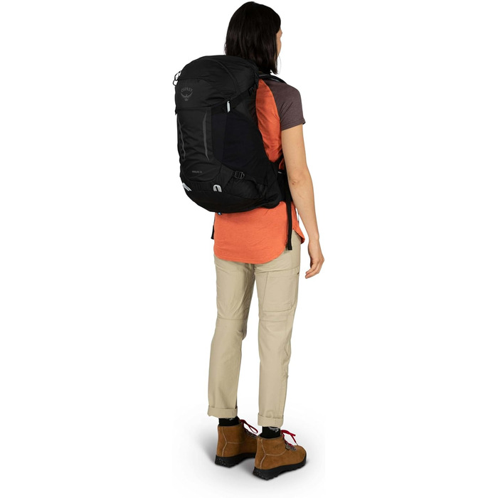 Рюкзак Osprey Hikelite 28 л чорний (M-L) для туризму