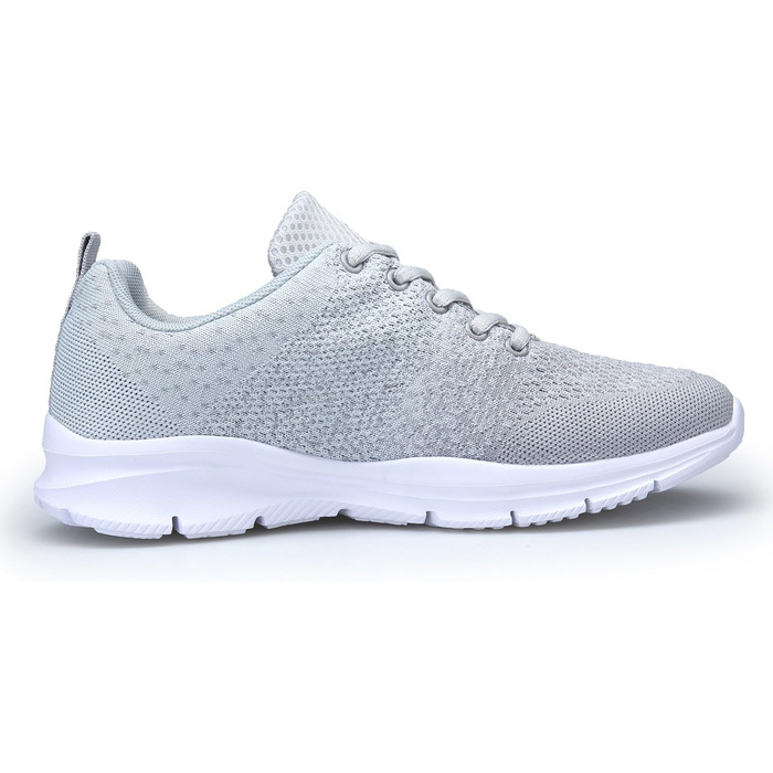 Кросівки для бігу та фітнесу: дихаючі, легкі, сірі, 44 EU (для чоловіків та жінок)