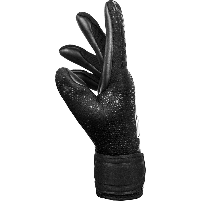Воротарські рукавиці Reusch Pure Contact Infinity Junior для футболу (чорні) - для дітей та підлітків, для штучного газону
