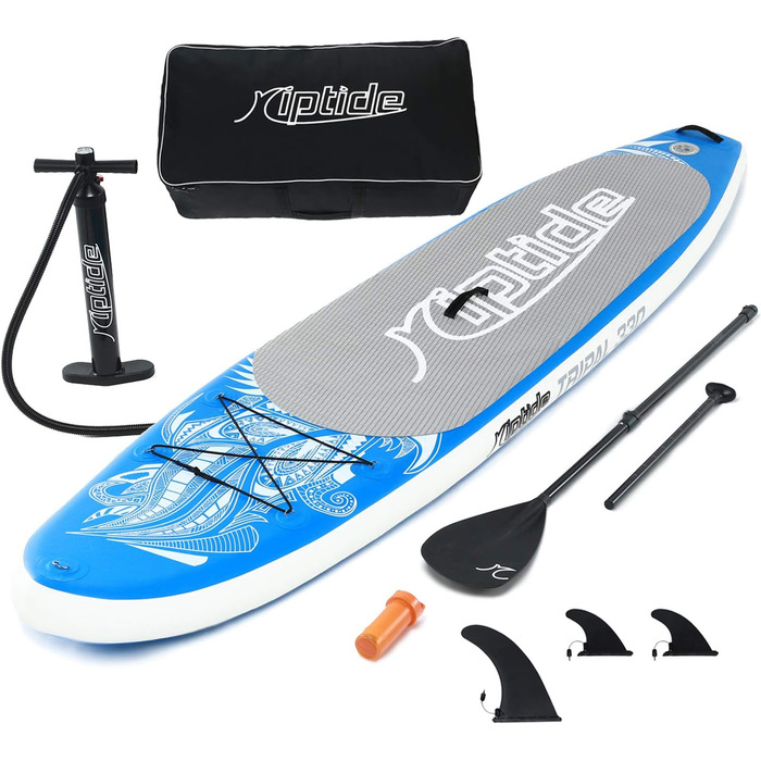 Надувний SUP-борд Riptide: комплект для стендап-паділінгу з аксесуарами | 330/400 см | Веслування | Fiberglas весло