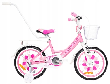 Дитячий велосипед Germina BMX, 16 дюймів, рожевий