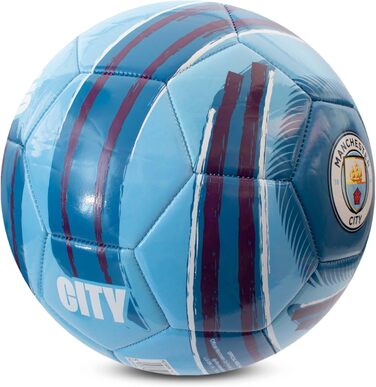 М'яч для футболу Hy-Pro Cyclone | Офіційно ліцензований Манчестер Сіті | Розмір 5 | Тренувальний, ігровий, колекційний | Для дітей та дорослих