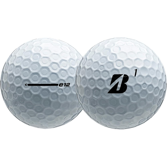 Гольф-м'ячі Bridgestone e12 Contact 2023, білі, 12 шт.