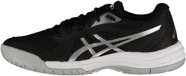 Волейбольне взуття ASICS Upcourt 5 для жінок, білий, бірюзовий, 40 EU (44.5 EU, чорний, чисте срібло)