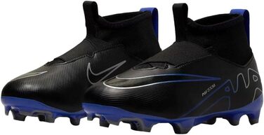 Дитячі футбольні бутси Nike Zoom Superfly 9 Acad FG/MG, 38 EU, чорно-синьо-сірі