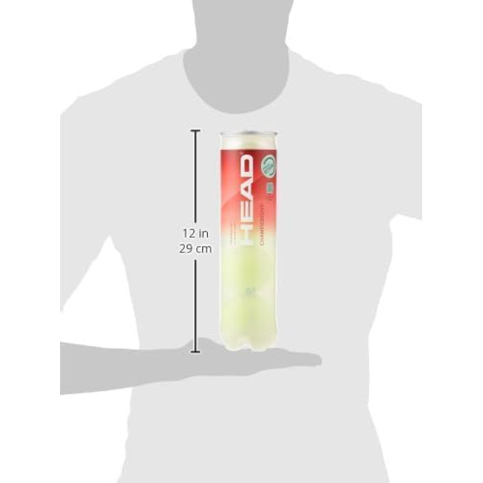 М'ячі для тенісу Head Championship - 4 шт.