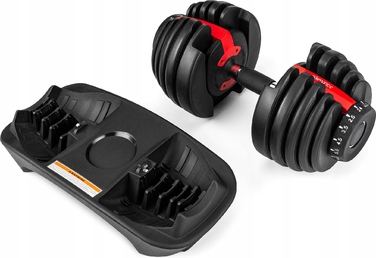 Регульовані гумовані гантелі Gymtek 1 x 24 кг