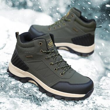 Чоловічі зимові черевики ARRIFIO BELLO: зимові черевики, вандер-черевики, трекінг черевики, утеплені, з антиковзанням, розмір 41-46, колір зелений