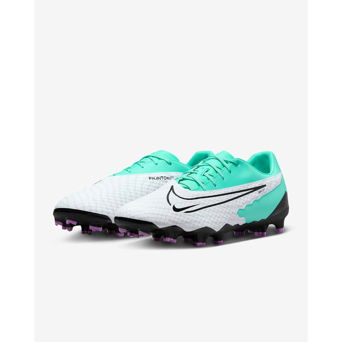 Кросівки Nike Phantom Gx Academy FG/MG для чоловіків (44.5 EU, Hyper Turquoise, Black, Fuchsia Dream White)