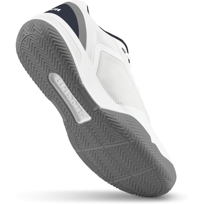 Тенісні кросівки Wilson Courtglide для чоловіків, біло-темно-синій, Quarry (44 2/3 EU, X-Weit)