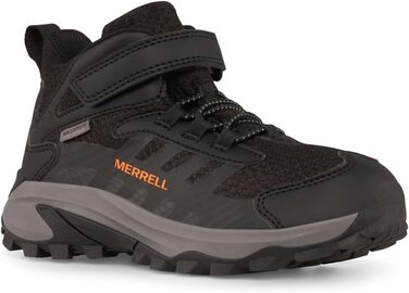 Черевики Merrell Moab Speed 2 Mid - Водонепроникні, для дітей, чорно-помаранчеві